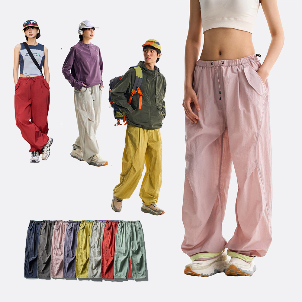 Techwear Pants Tactical - Calças Cargo Largas e Leves para