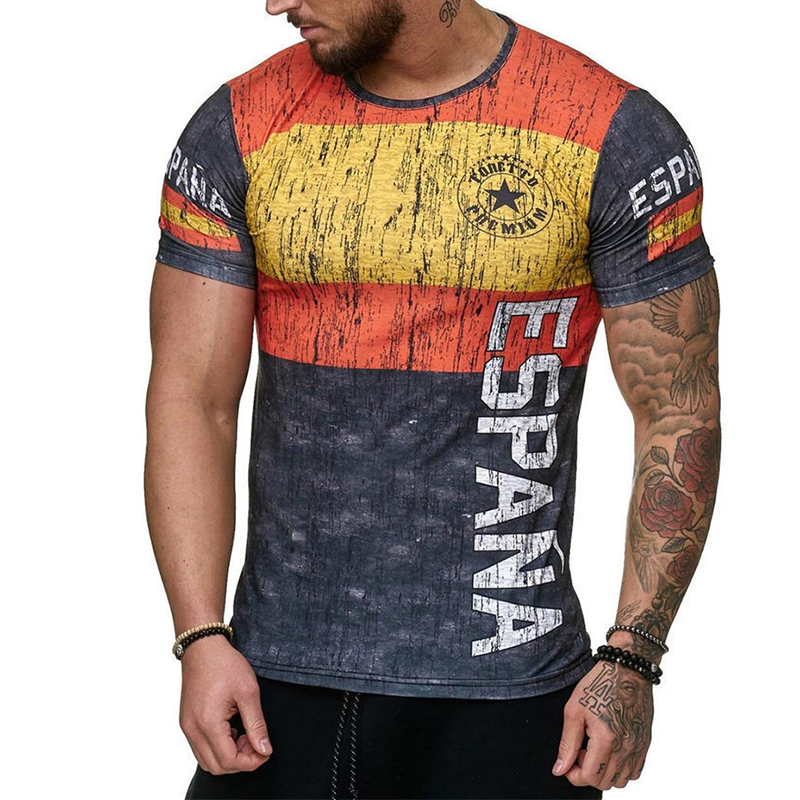 Street Fashion In Spain - Camiseta Gráfica Portugal Espanha Suécia, Roupas
