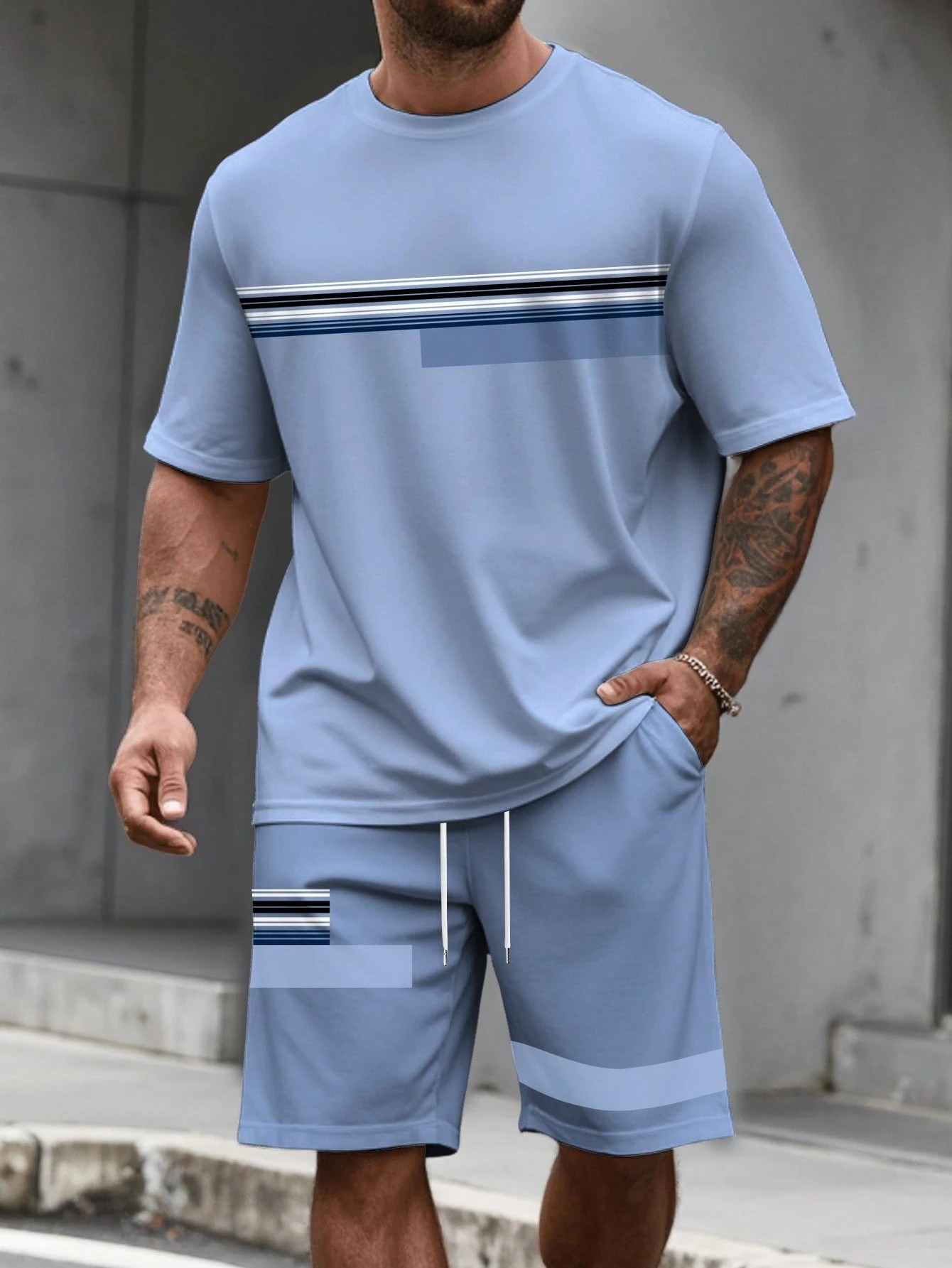 Street Fashion Summer 2026 - Conjunto Masculino de Verão 2026 Novo