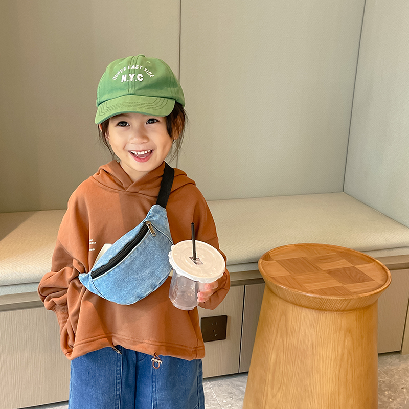 Street Fashion Kids - Bolsas de Cintura de Denim para