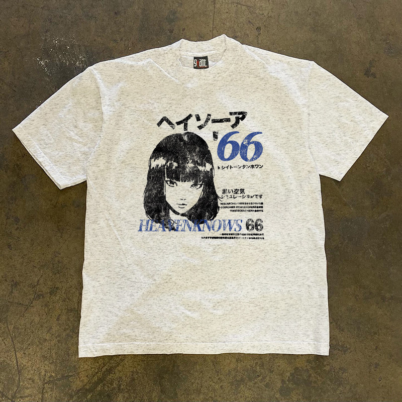 Street Fashion Shibuya - Camiseta Feminina de Manga Curta com