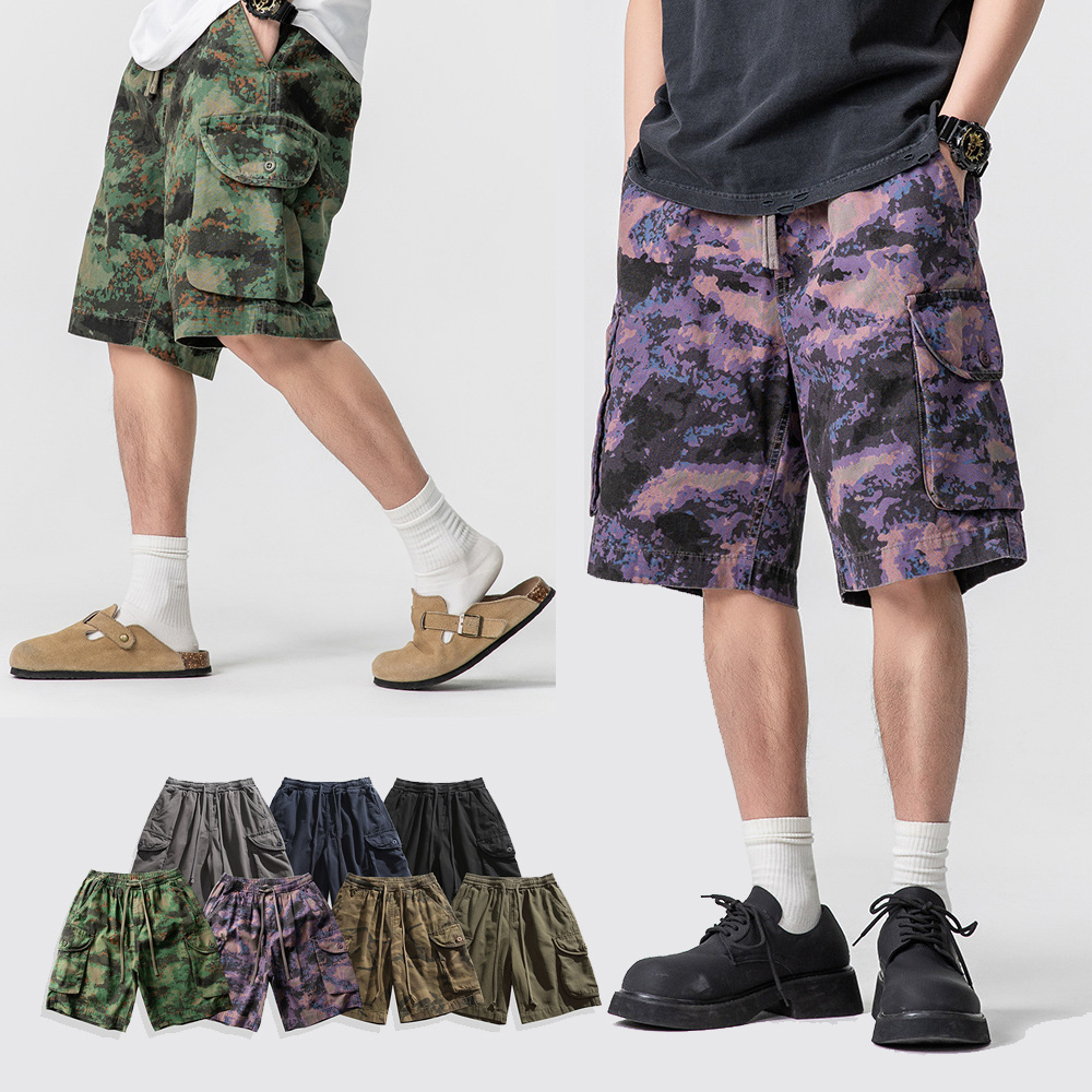 Techwear Pants Tactical - Homens verão streetwear moda solta casual