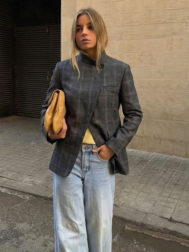 Street Fashion Jacket Men - Blazer Feminino HH 2026 Primavera: Casaco