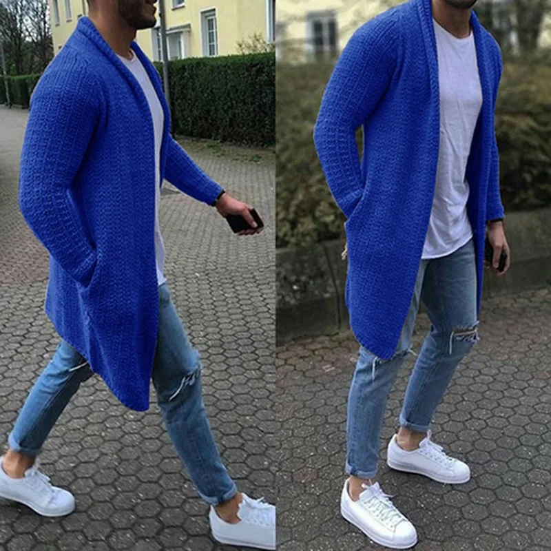 Street Fashion Jacket Men - Primavera outono moda masculina suéteres cardigan