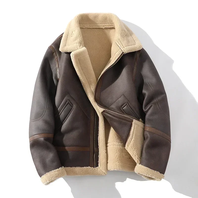 Street Fashion Men 2025 - 2025 outono inverno jaqueta de couro