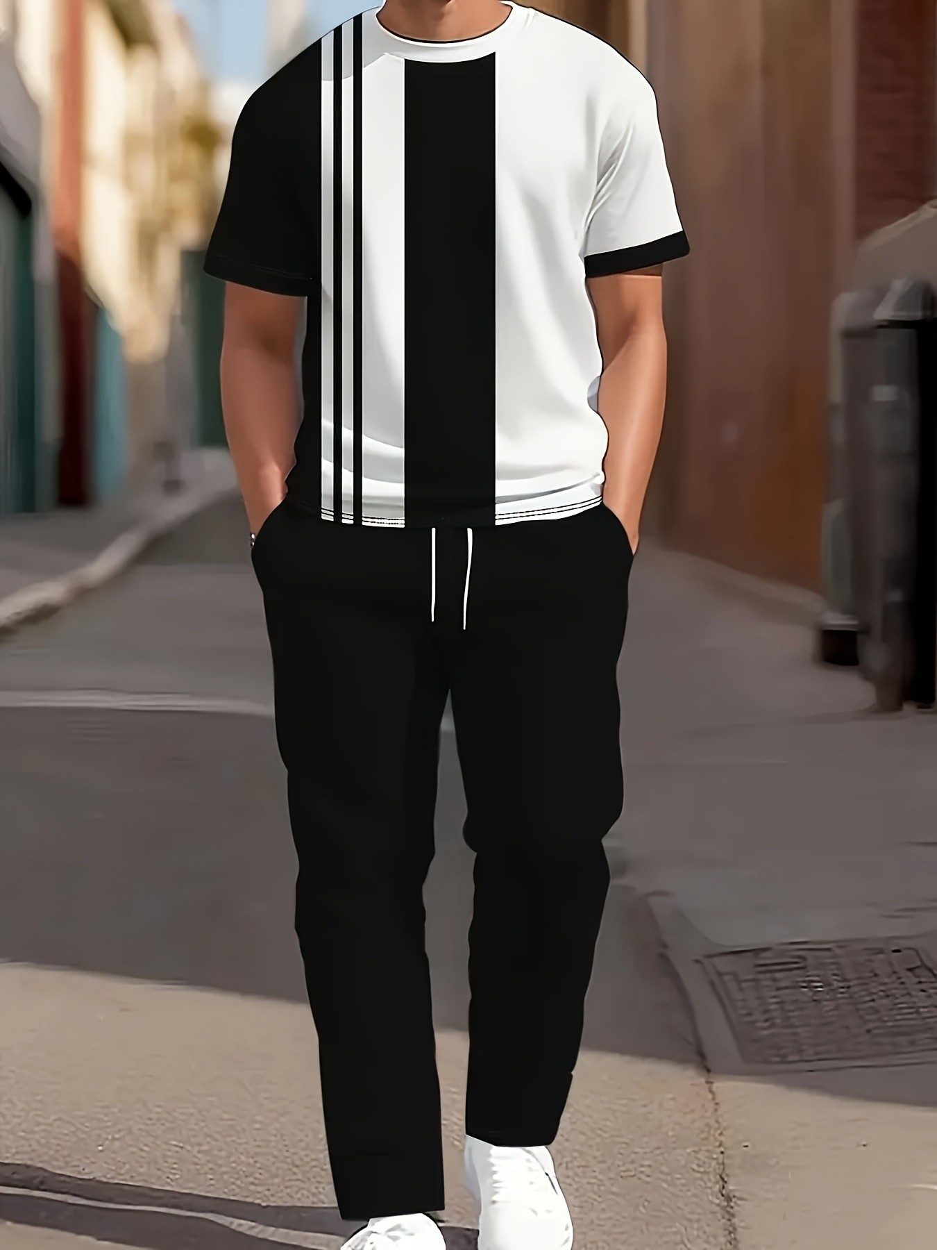 Street Fashion Summer 2026 - Conjunto Masculino de Verão 2026 Novo