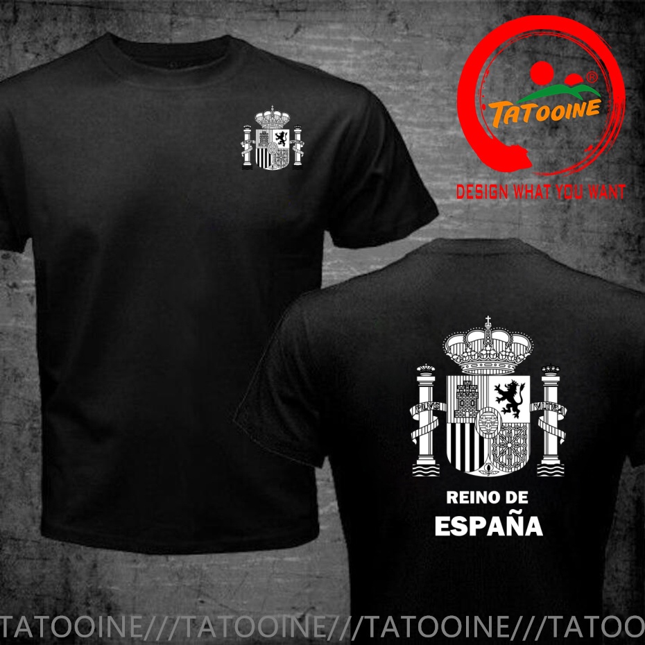 Street Fashion In Spain - Emblema Nacional da Espanha, Camiseta com