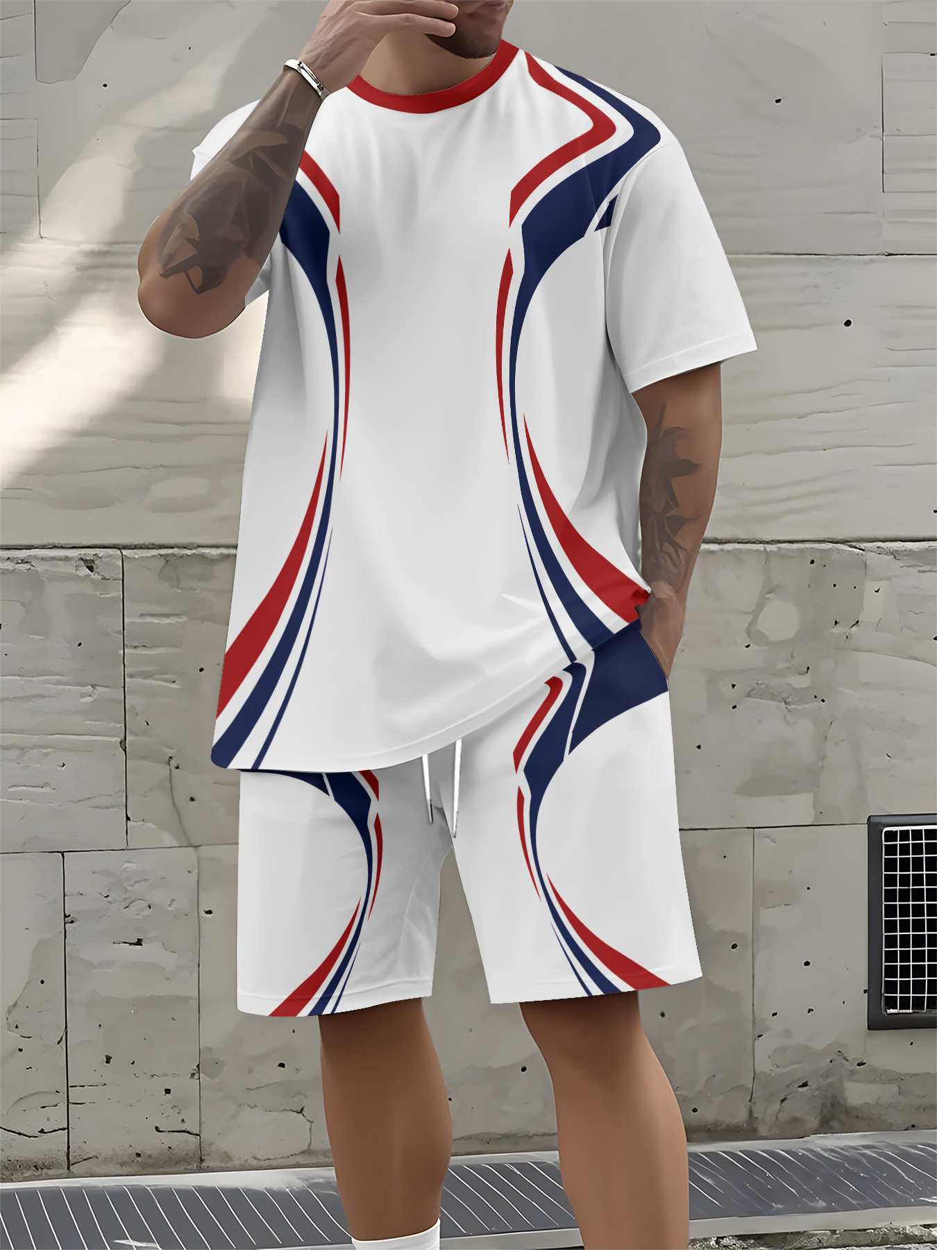 Street Fashion Summer 2026 - Conjunto Masculino de Verão 2026 Novo