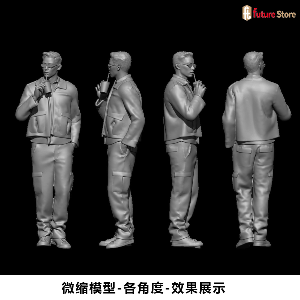 Miniatura Impressa em 3D 1/64  - Street Fashion Photographers avaliação e preço