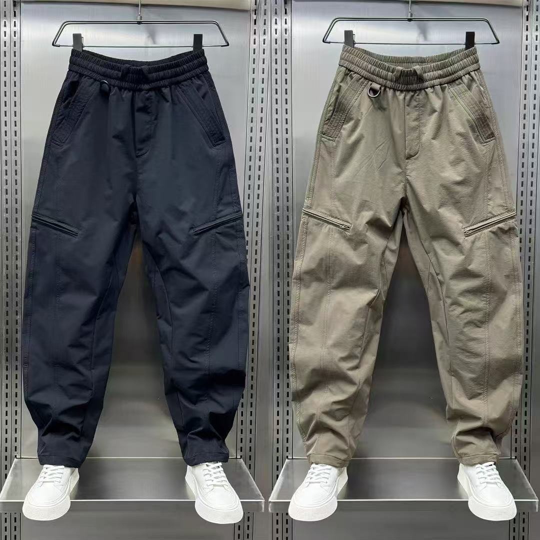 Novos homens calças casuais mo - Street Fashion Korea avaliação e preço