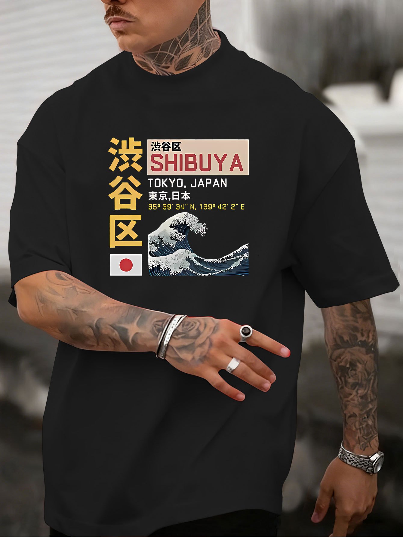 Camiseta Masculina de Verão 10 - Street Fashion Shibuya avaliação e preço