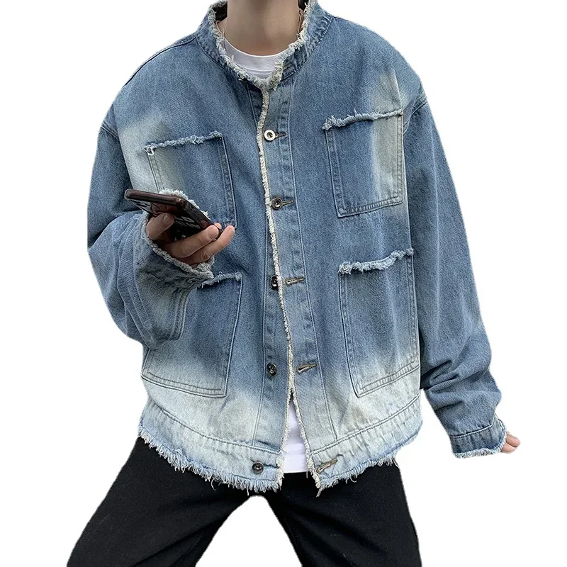 Jaqueta Jeans Masculina Americ - Street Fashion Jacket Men avaliação e preço