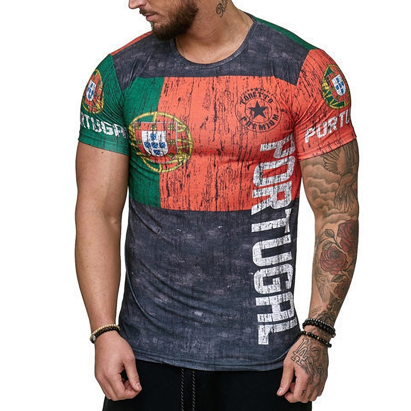 Camiseta Gráfica Portugal Espa - Street Fashion In Spain avaliação e preço
