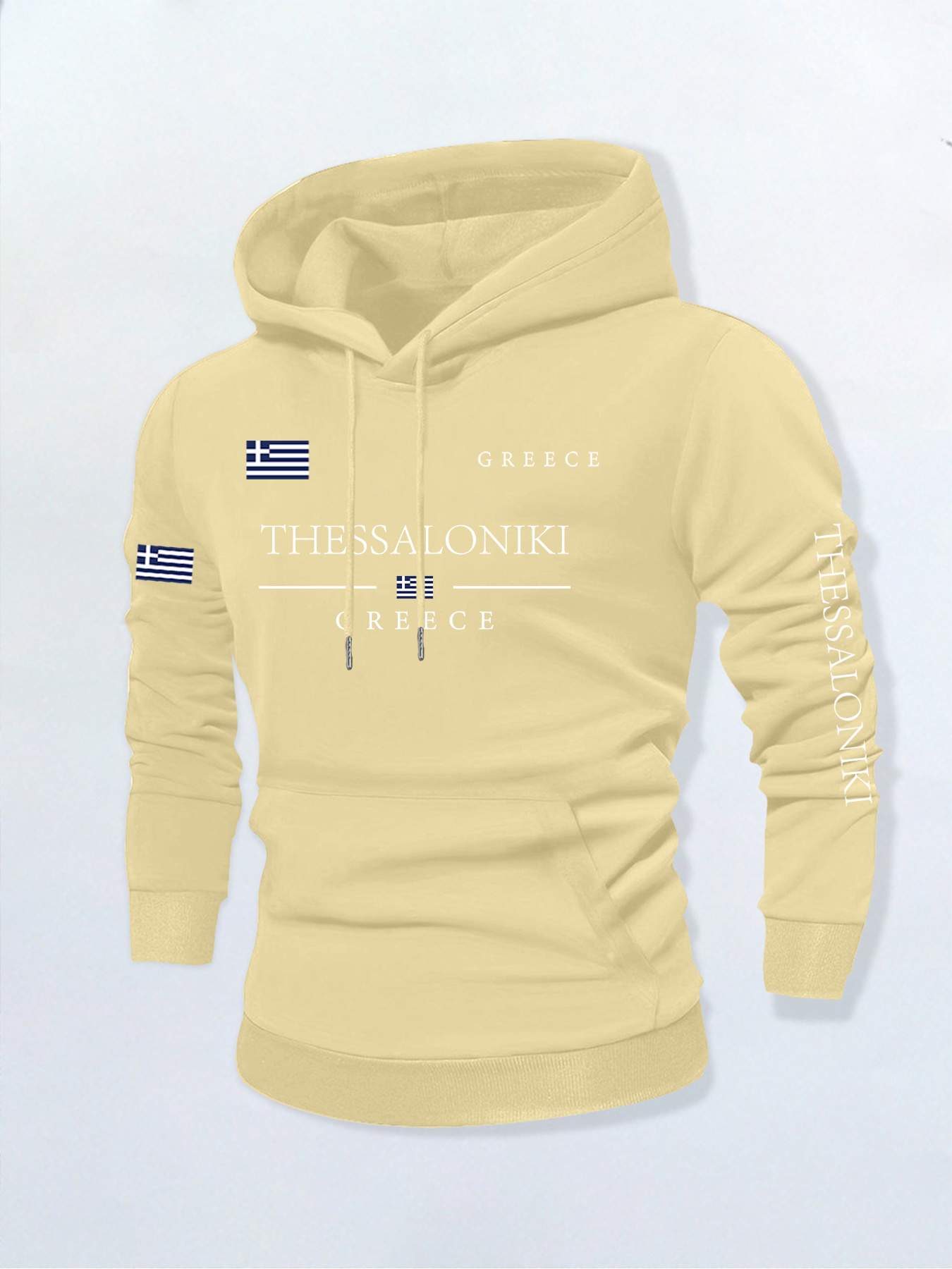 Moletom masculino de manga com - Street Fashion Greece avaliação e preço