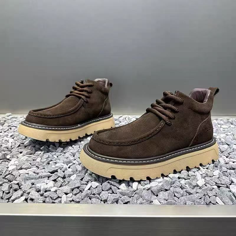 Autum inverno homens botas de  - Street Fashion Men 2025 avaliação e preço
