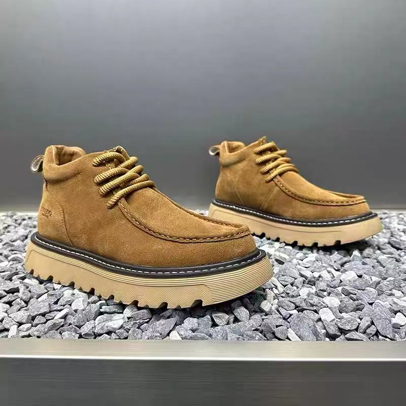 Autum inverno homens botas de  - Street Fashion Men 2025 avaliação e preço