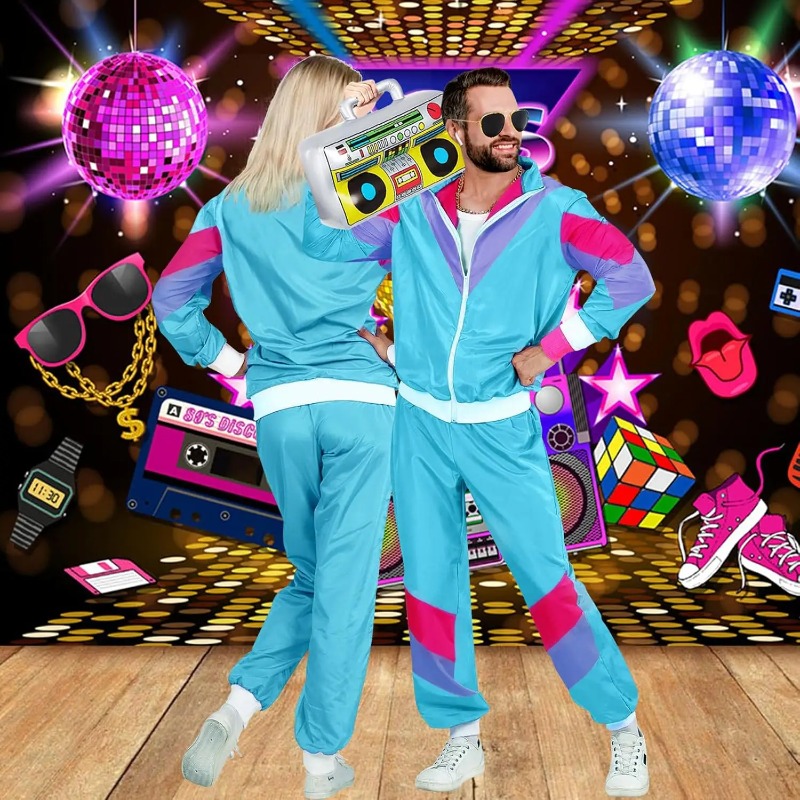 80s 90s fantasia vestido traje - Street Fashion Jacket Men avaliação e preço