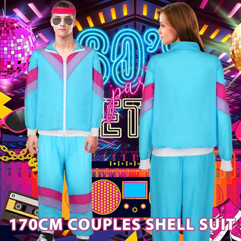 80s 90s fantasia vestido traje - Street Fashion Jacket Men avaliação e preço