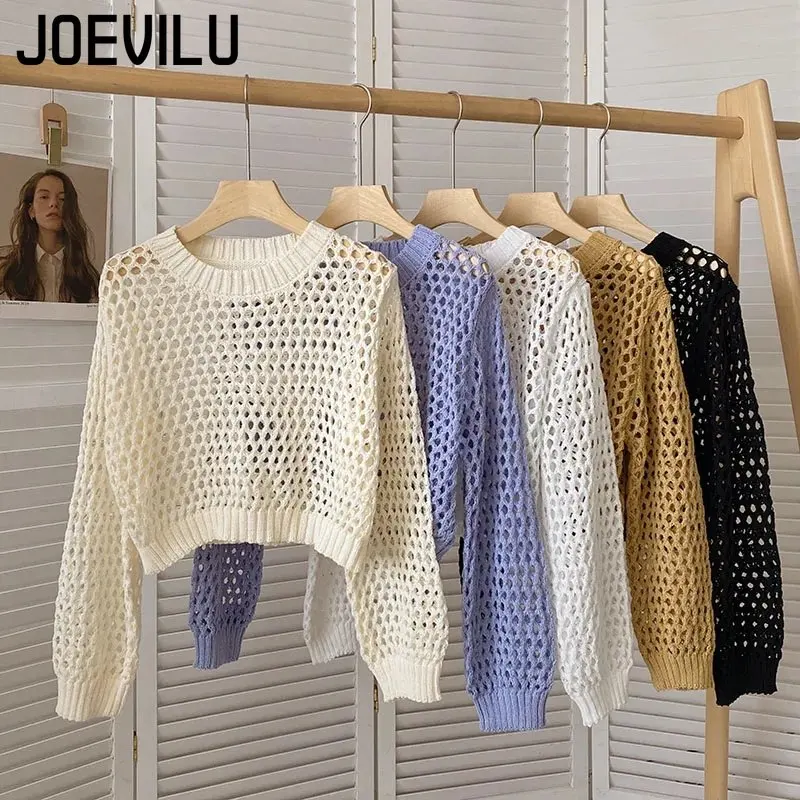 Oco para fora malha colheita t - Street Fashion Korea avaliação e preço