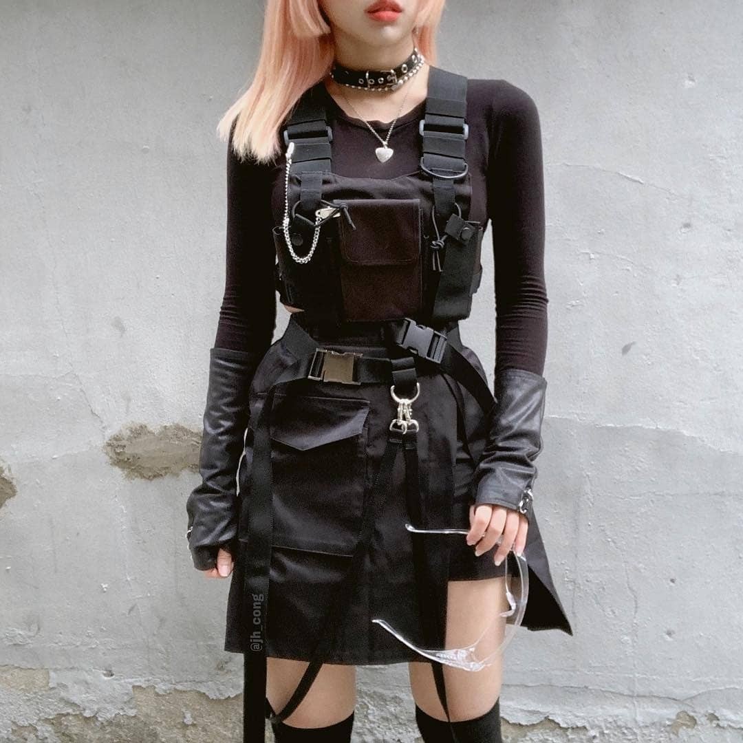 Bolsa de peito tática funciona - Street Fashion Vest avaliação e preço
