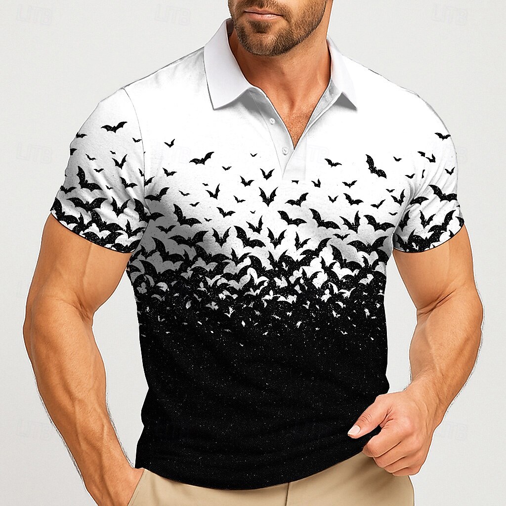 2025 Halloween Men's Bat Fashi - Street Fashion Men 2025 avaliação e preço