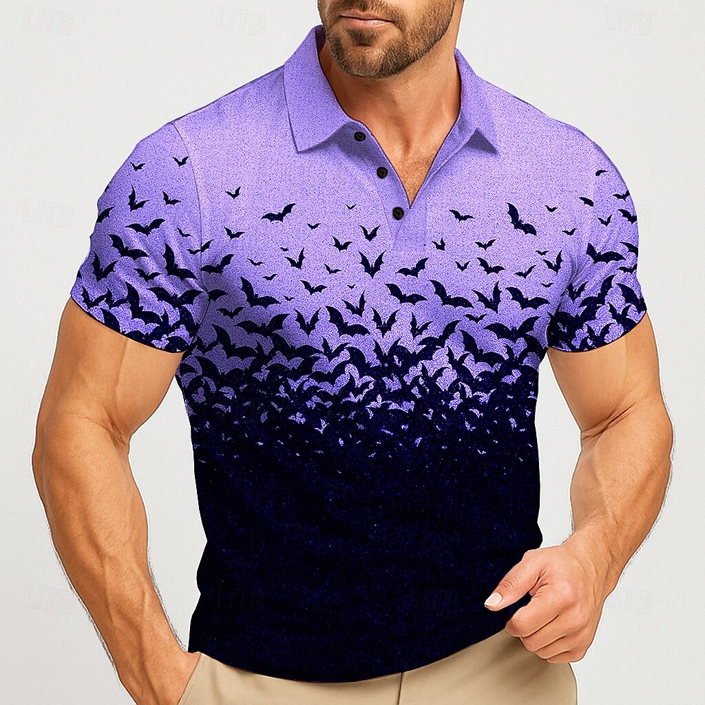 2025 Halloween Men's Bat Fashi - Street Fashion Men 2025 avaliação e preço