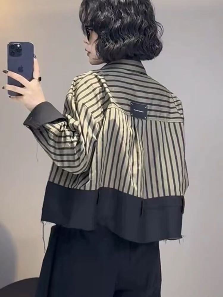 Design retro jaquetas curtas c - Street Fashion Korea avaliação e preço