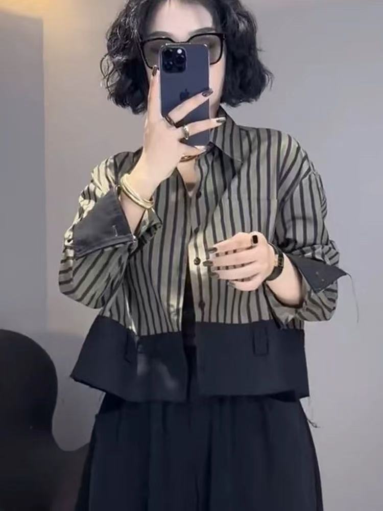 Design retro jaquetas curtas c - Street Fashion Korea avaliação e preço