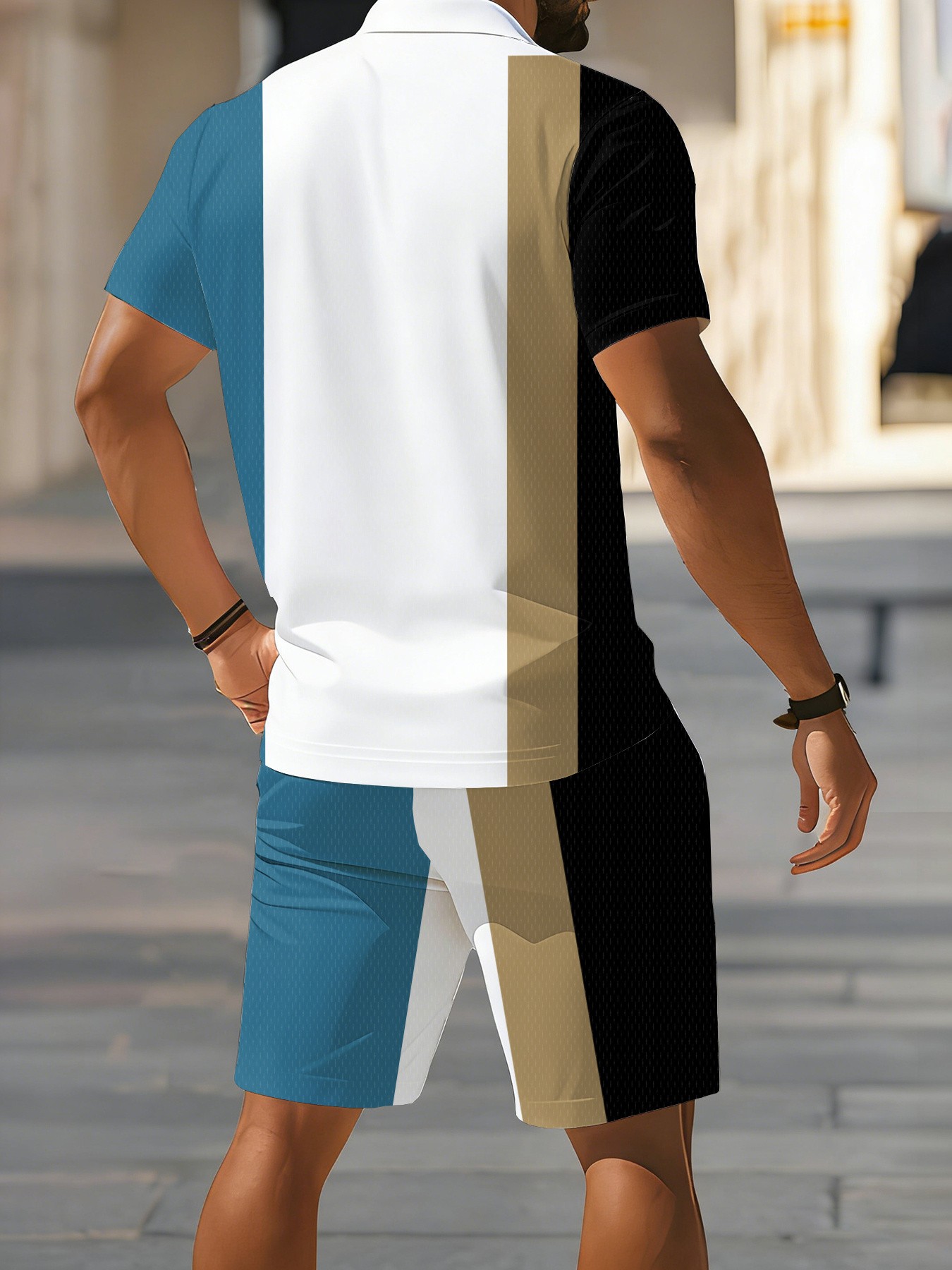 Conjunto de Camisa Polo Mascul - Street Fashion Summer 2026 avaliação e preço