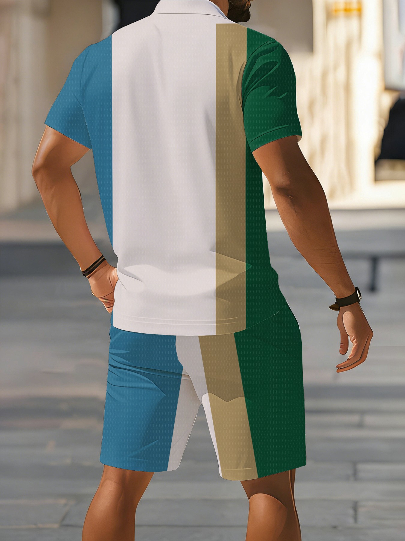 Conjunto de Camisa Polo Mascul - Street Fashion Summer 2026 avaliação e preço