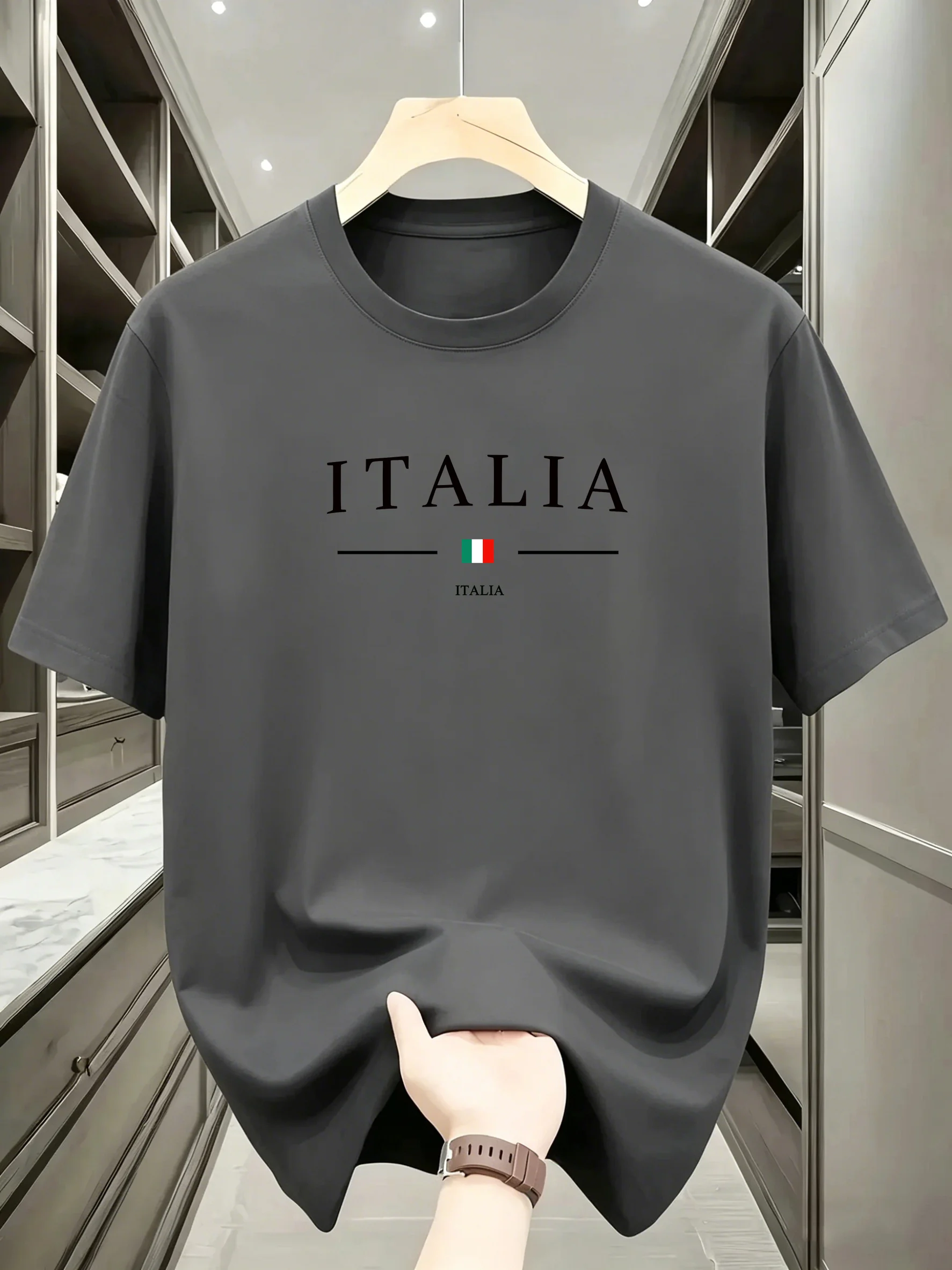 Camiseta Masculina de Verão pa - Street Fashion Milan avaliação e preço