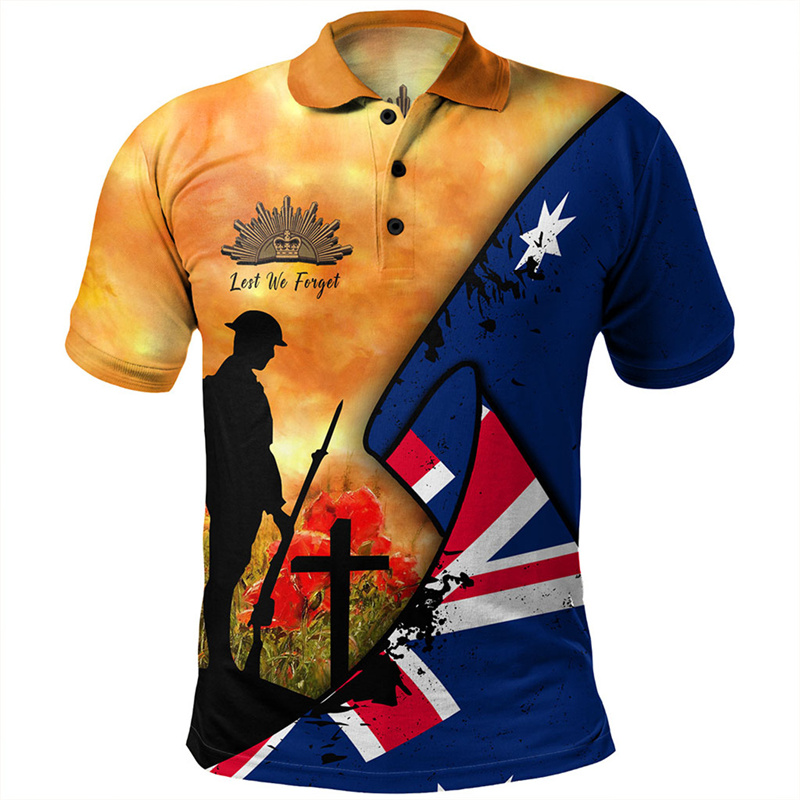 Lest We Forget Anzac Day Camis - Street Fashion Men 2025 avaliação e preço