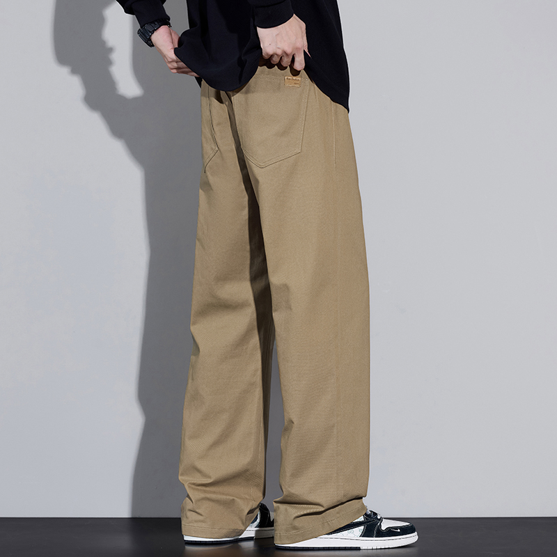 100% algodão masculino baggy c - Street Fashion Korea avaliação e preço