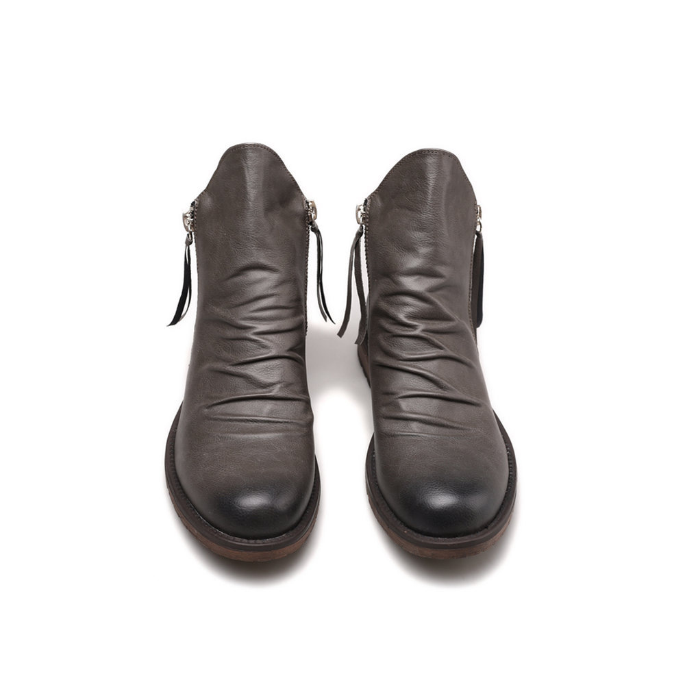 Botas Masculinas de Couro Genu - Street Fashion Plus Size avaliação e preço