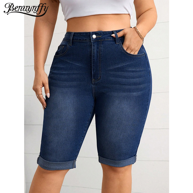 Calça Jeans Feminina Benuynffy - Street Fashion Plus Size avaliação e preço
