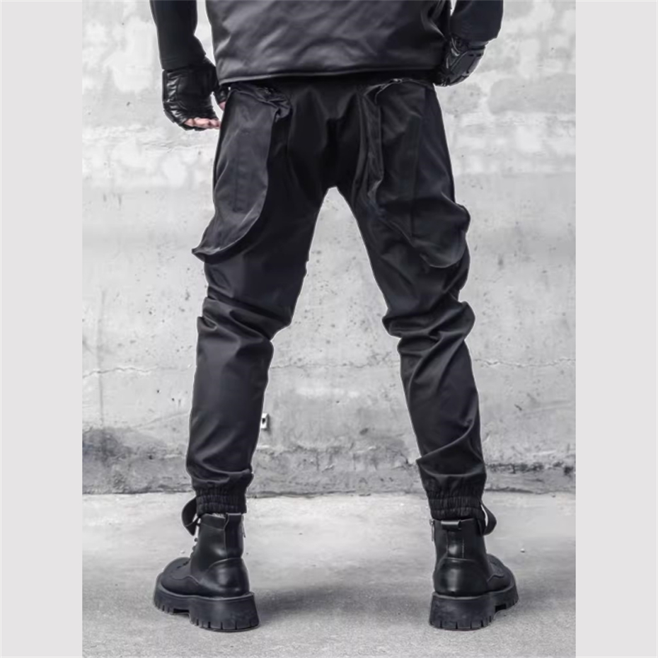 Homens y2k calças de carga bol - Techwear Pants Tactical avaliação e preço