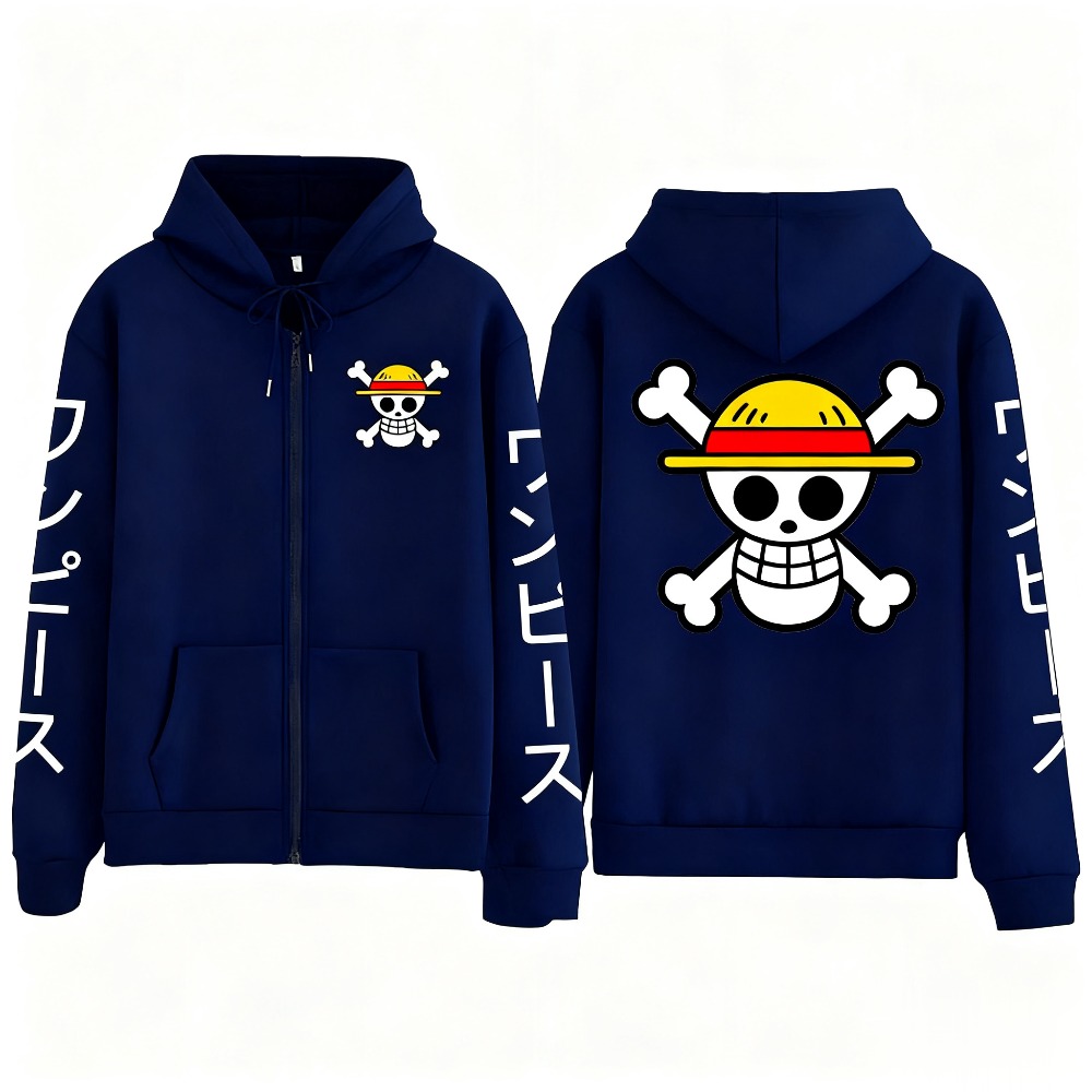 Novo oversized uma peça luffy  - Street Fashion Jacket Men avaliação e preço
