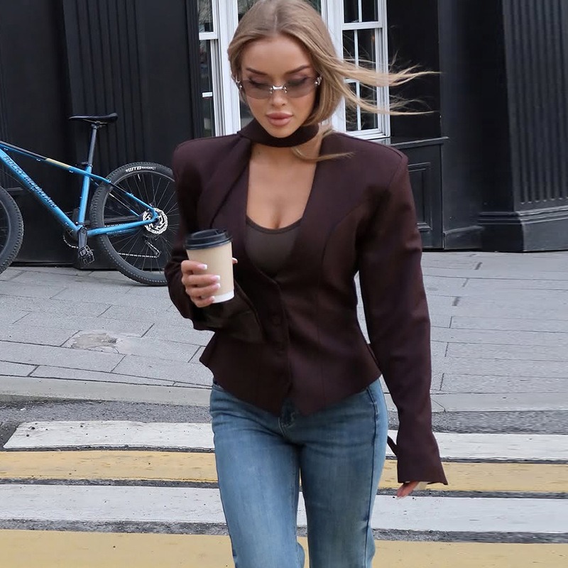 Tuularose moda feminina blazer - Street Fashion Men 2025 avaliação e preço