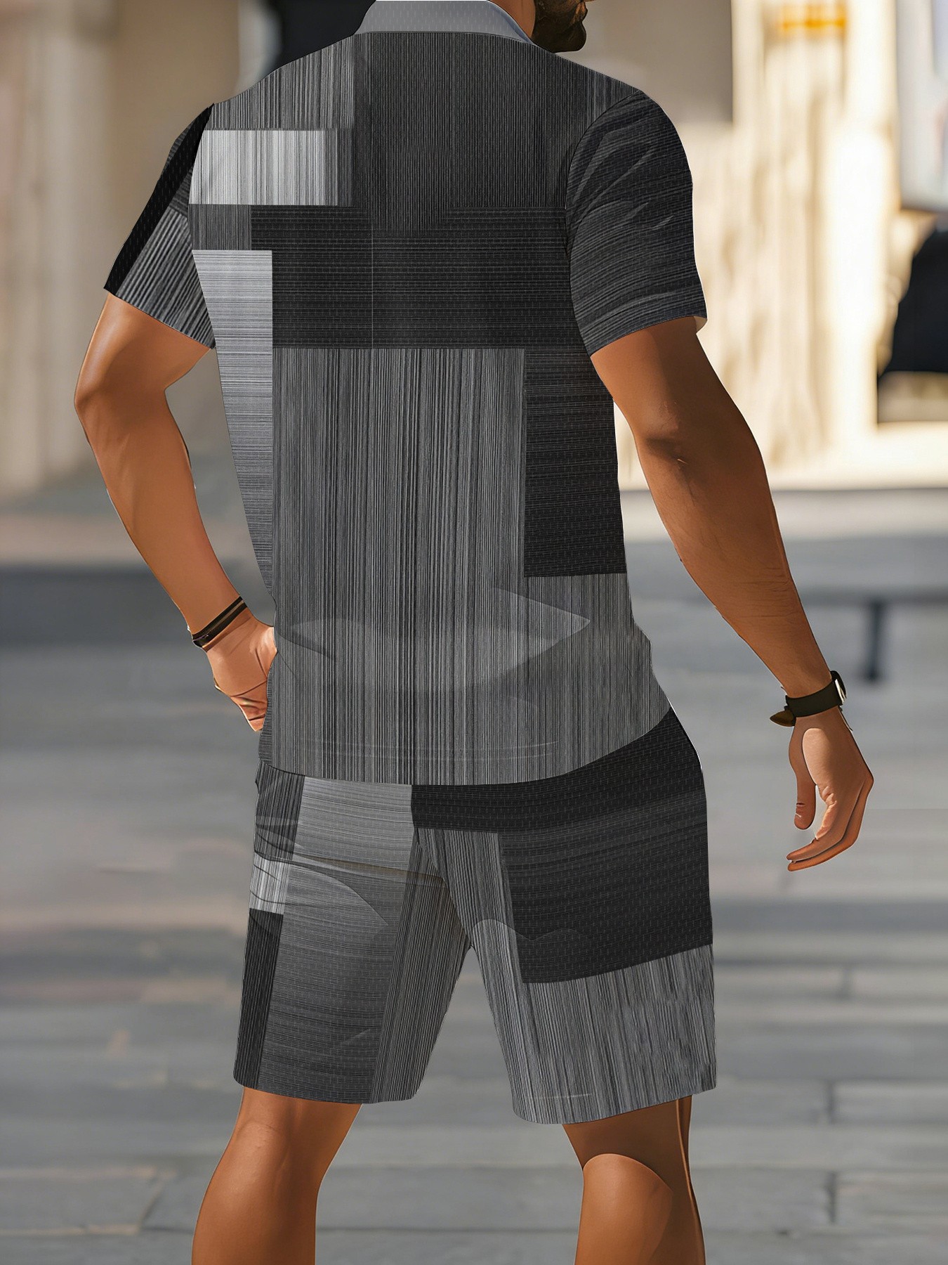 Conjunto de Camisa Polo Mascul - Street Fashion Summer 2026 avaliação e preço