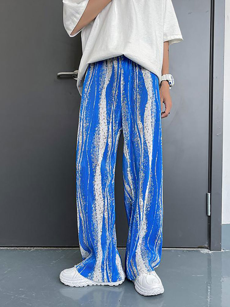 Streetwear tie-dye gelo seda v - Street Fashion Korea avaliação e preço