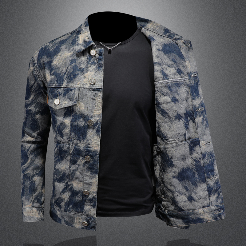 2025 primavera vintage denim j - Street Fashion Jacket Men avaliação e preço