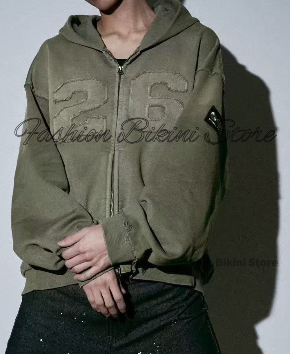 NOVO Moletom Retro Cinza Lavad - Street Fashion Jacket Men avaliação e preço