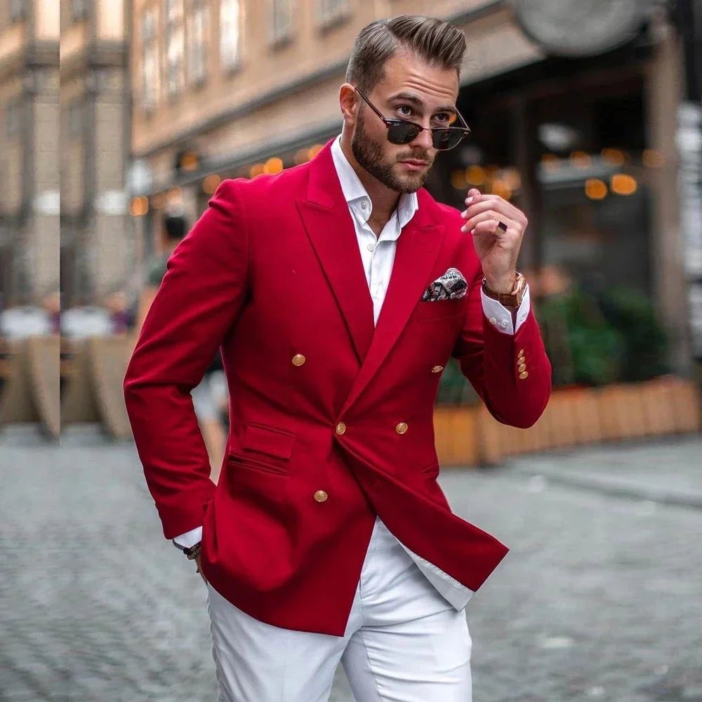 Conjunto de Terno Masculino Ca - Street Fashion Jacket Men avaliação e preço