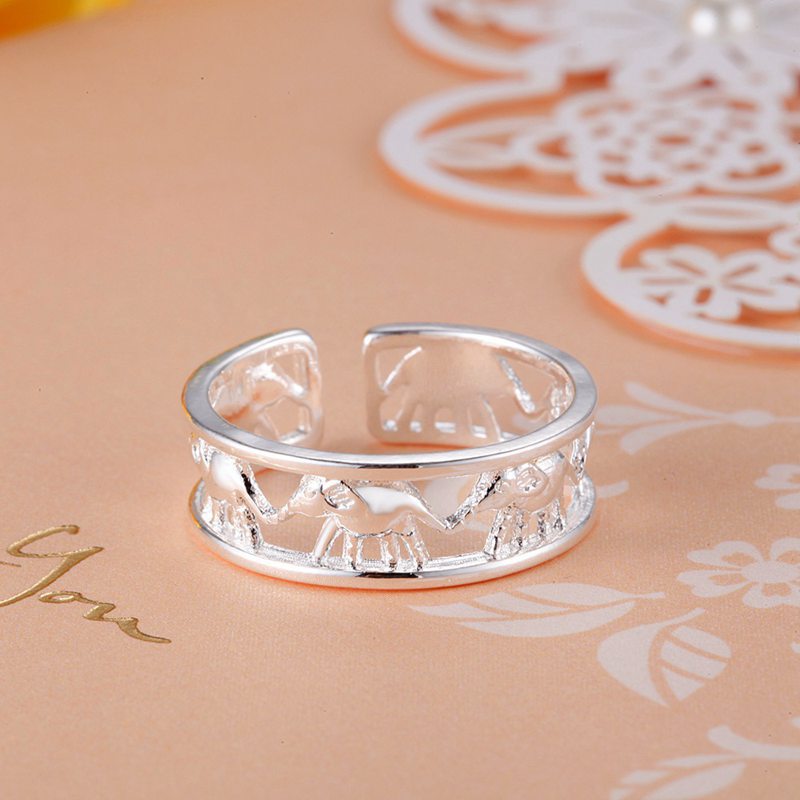 Novos Anéis de Elefante em Pra - Street Fashion Rings avaliação e preço