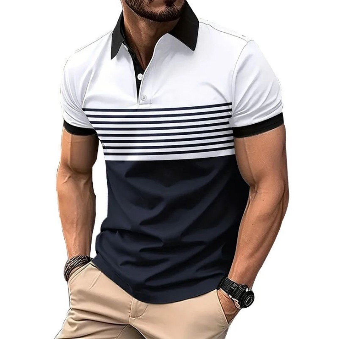 A nova camisa POLO masculina d - Street Fashion Men 2025 avaliação e preço