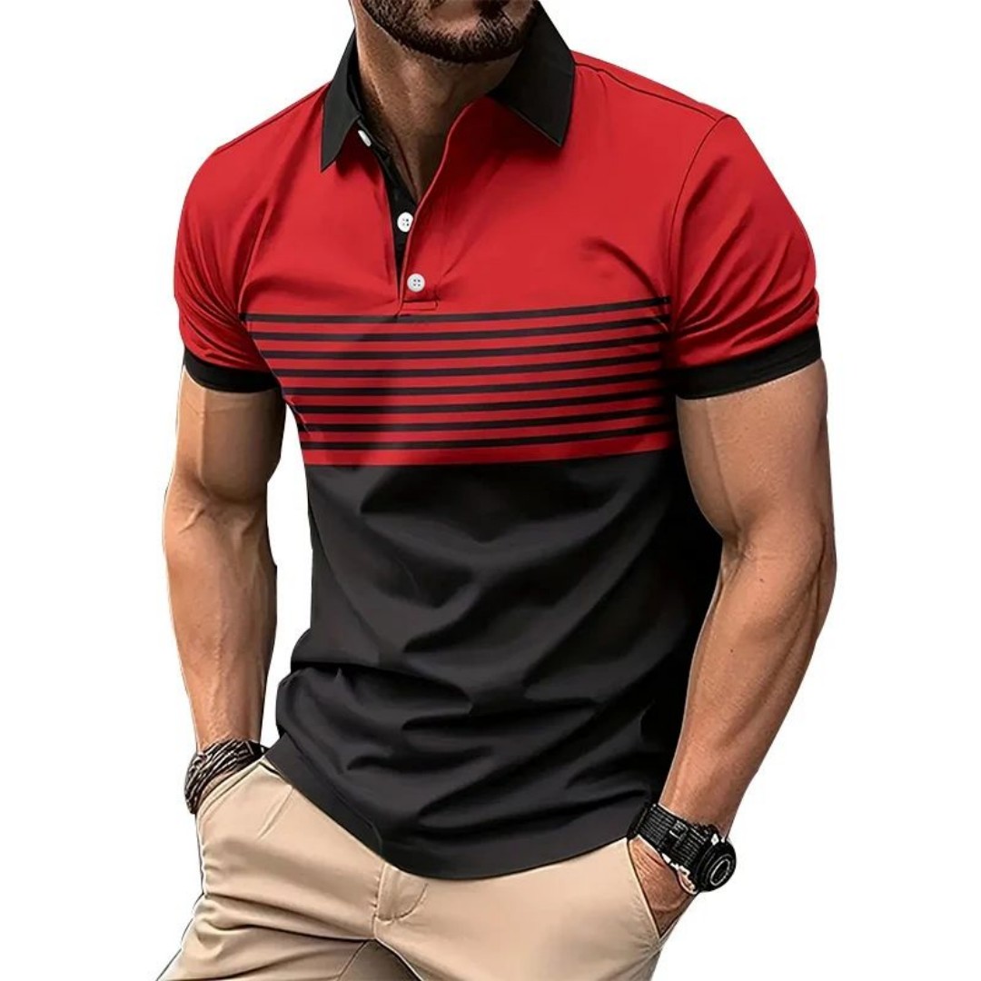 A nova camisa POLO masculina d - Street Fashion Men 2025 avaliação e preço