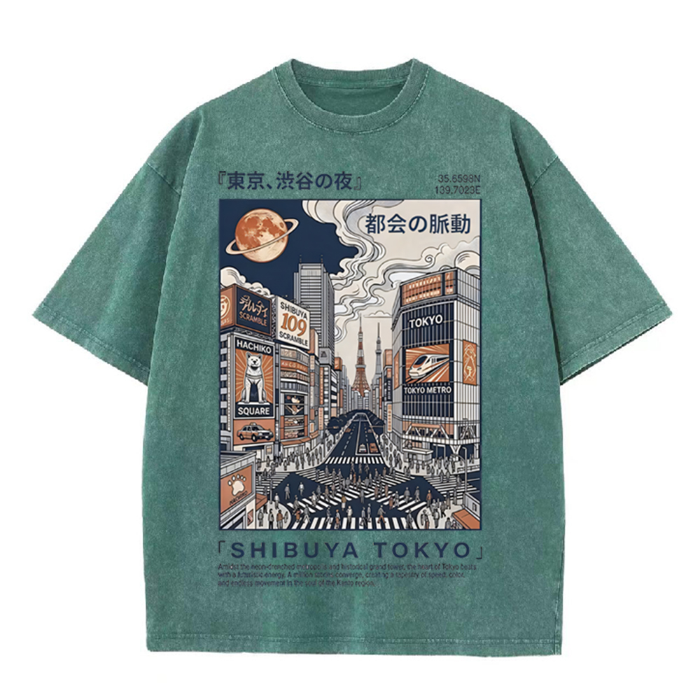 Camiseta Oversized Casual de M - Street Fashion Shibuya avaliação e preço