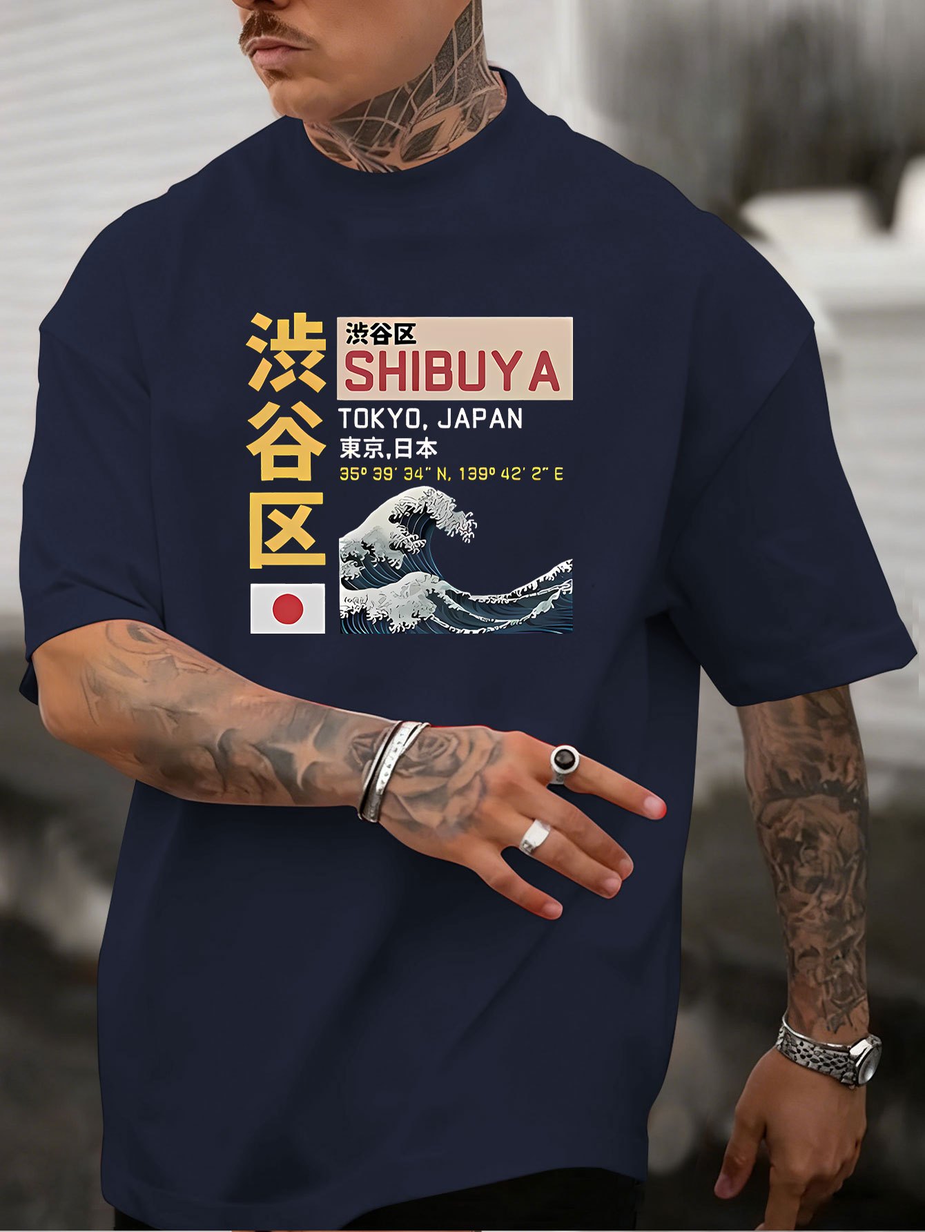 Camiseta Masculina de Verão 10 - Street Fashion Shibuya avaliação e preço