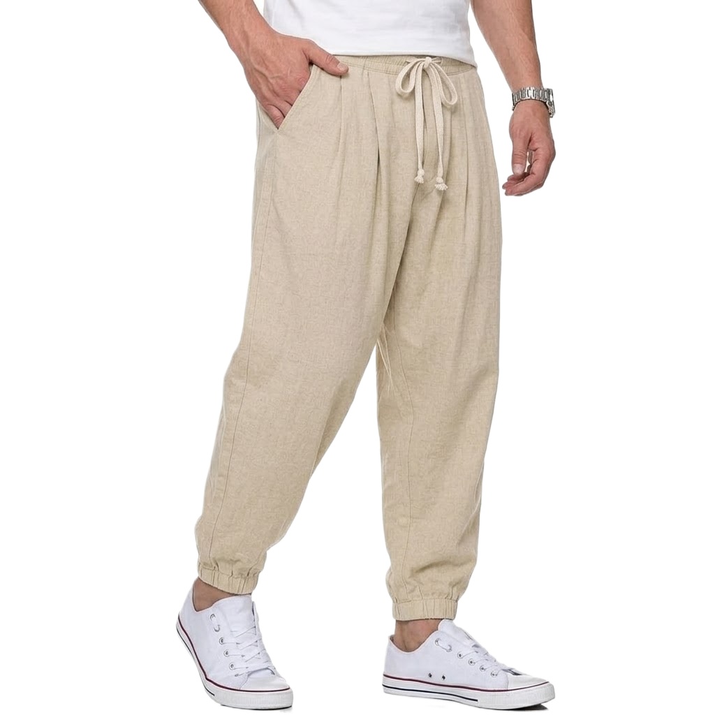 Calças Masculinas de Algodão e - Street Fashion Korea avaliação e preço