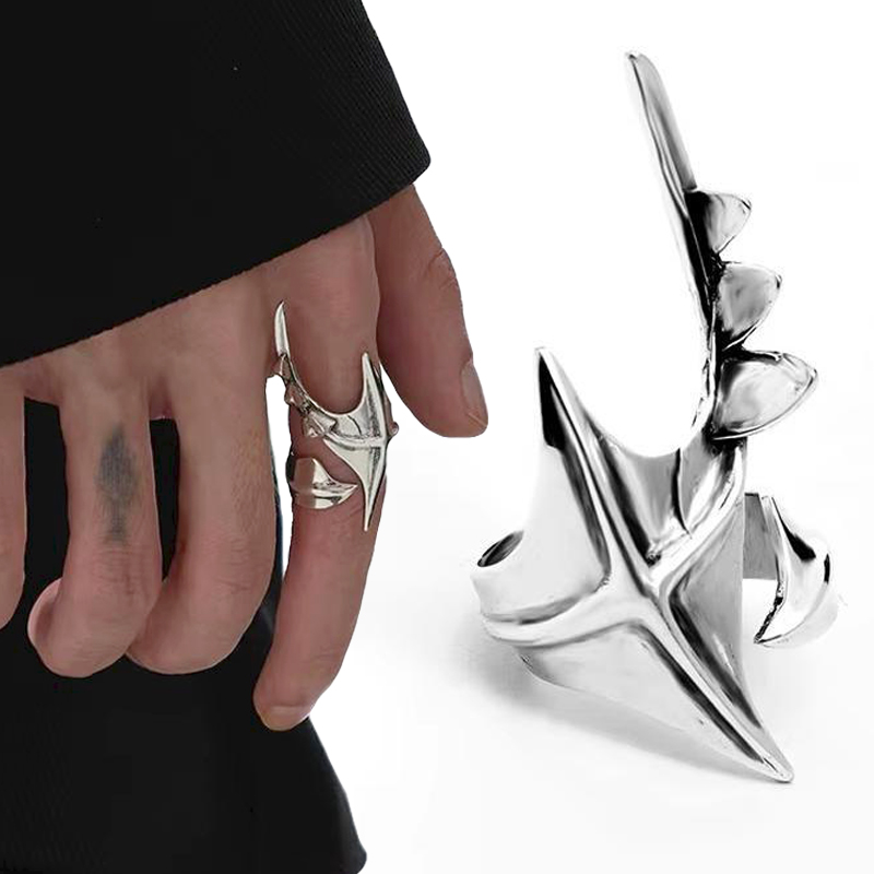 Anel irregular alienígena cybe - Street Fashion Rings avaliação e preço